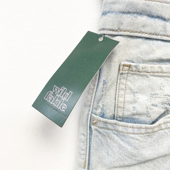 Wild Fable Women's Light Wash High-Rise Straight-Leg Jeans Size 12 - Picture 3 of 5